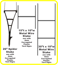 Sign Stake Options