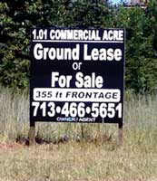 4x4 Real Estate Sign